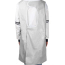 Sleeveless Pet Apron Beauty Gown Pet Grooming Beautician Smock Waterproof Clothing Pet Store Aprons,M, Length: 93cm(Silver)