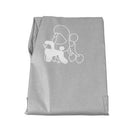 Sleeveless Pet Apron Beauty Gown Pet Grooming Beautician Smock Waterproof Clothing Pet Store Aprons,M, Length: 93cm(Silver)