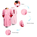 Sleeveless Pet Apron Beauty Gown Pet Grooming Beautician Smock Waterproof Clothing Pet Store Aprons,M, Length: 93cm(Silver)