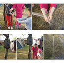 Outdoor Camping Portable Solar Heating with Thermometer Folding High Quality Hot Water Shower Bag, Capacity: 20L