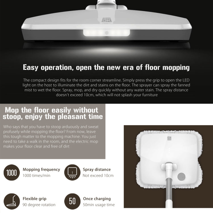 Original Xiaomi Youpin SWDK Wireless Handheld Electric Mop Floor Cleaner