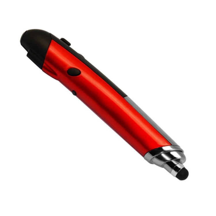 PR-08 2.4G Innovative Pen-style Handheld Wireless Smart Mouse, Support Windows 8 / 7 / Vista / XP / 2000 / Android / Linux / Mac OS. , Effective Distance: 10m(Red)