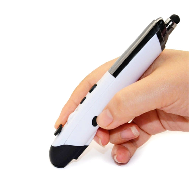 PR-08 2.4G Innovative Pen-style Handheld Wireless Smart Mouse, Support Windows 8 / 7 / Vista / XP / 2000 / Android / Linux / Mac OS. , Effective Distance: 10m(White)