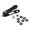 Multi-function Pocket Stainless Steel Key Organizer Clip Holder Housekeeper Smart Key Chain with LED Light and Bottle Opener(Black)
