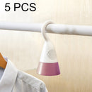 5 PCS Closet Clothing Dehumidifier Flavor Scalping Camphor Box Hanging Type Mildewproof Mothproof Mothballs Desiccant(Red)