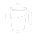 Original Xiaomi Youpin Fiu 470ml Elegant Non-fall Insulation Suction Cup Mug(White)
