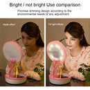 Multi-function Cute Cat Touch Screen Human Body Sensor USB Charging LED Makeup Mirror Desk Lamp Atmosphere Light with Storage Box & Magnifier, Sensor Distance: 30-60cm, DC 5V