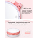 Multi-function Cute Cat Touch Screen Human Body Sensor USB Charging LED Makeup Mirror Desk Lamp Atmosphere Light with Storage Box & Magnifier, Sensor Distance: 30-60cm, DC 5V