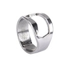 Ring Style Metal Beer Bottle & Can Opener, Inner Diameter: 2.2cm(Silver)