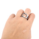 Ring Style Metal Beer Bottle & Can Opener, Inner Diameter: 2.2cm(Silver)