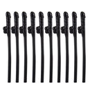 10 PCS Dicky Sipping Straw, Length: about 19cm(Black)