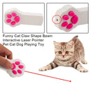 Cute & Funny Claw Beam Interactive Laser Pointer Pet Cat Dog Amusement Toy Tease Cats Toys, Random Color Delivery