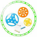 12 in 1 Creative Toy Large Scale Spirograph Drawing Ruler & Chalk Set