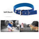 Foam Cotton Polyester Pet Collars Pet Neck Strap Dog Neckband Cats Dogs Collars, 3cm x 47cm (Blue)