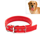 Foam Cotton Polyester Pet Collars Pet Neck Strap Dog Neckband Cats Dogs Collars, 3cm x 47cm (Red)