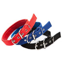 Foam Cotton Polyester Pet Collars Pet Neck Strap Dog Neckband Cats Dogs Collars, 3cm x 47cm (Red)
