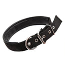 Foam Cotton Polyester Pet Collars Pet Neck Strap Dog Neckband Cats Dogs Collars, 3.5cm x 57cm (Black)