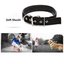Foam Cotton Polyester Pet Collars Pet Neck Strap Dog Neckband Cats Dogs Collars, 3.5cm x 57cm (Black)