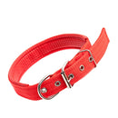 Foam Cotton Polyester Pet Collars Pet Neck Strap Dog Neckband Cats Dogs Collars, 3.5cm x 57cm (Red)