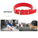 Foam Cotton Polyester Pet Collars Pet Neck Strap Dog Neckband Cats Dogs Collars, 3.5cm x 57cm (Red)