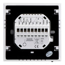 LCD Display Air Conditioning 4-Pipe Programmable Room Thermostat for Fan Coil Unit, Supports Wifi (Black)