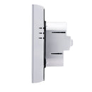 LCD Display Air Conditioning 4-Pipe Programmable Room Thermostat for Fan Coil Unit, Supports Wifi (White)