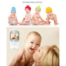 BM-108 2.4 inch LCD 2.4GHz Wireless Surveillance Camera Baby Monitor with 8-IR LED Night Vision, Two Way Voice Talk(White)