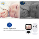 BM-SM24 2.4 inch LCD 2.4GHz Wireless Surveillance Camera Baby Monitor with 8-IR LED Night Vision, Two Way Voice Talk(White)