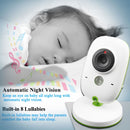 VB602 2.4 inch LCD 2.4GHz Wireless Surveillance Camera Baby Monitor, Support Two Way Talk Back, Night Vision(White)