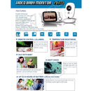 VB603 3.2 inch LCD 2.4GHz Wireless Surveillance Camera Baby Monitor, Support Two Way Talk Back, Night Vision(White)