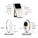 VB605 2.4 inch LCD 2.4GHz Wireless Surveillance Camera Baby Monitor, Support Two Way Talk Back, Night Vision(White)