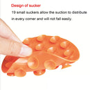 10 PCS Baby Double-sided TPR Anti-skid Pad Strong Suction Placemat, Size:10.5*10.5*1.3cm Random Color Delivery
