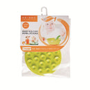 10 PCS Baby Double-sided TPR Anti-skid Pad Strong Suction Placemat, Size:10.5*10.5*1.3cm Random Color Delivery