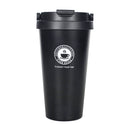 500ml Portable Double Wall 304 Stainless Steel Liner Vacuum Insulated Coffee Cup Bottle(Black)