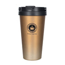 500ml Portable Double Wall 304 Stainless Steel Liner Vacuum Insulated Coffee Cup Bottle(Gold)
