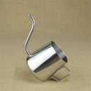 250ML Long Narrow Spout 304 Stainless Steel Hand Drip Coffee Pot with Hanging Ear
