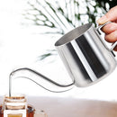 350ML Long Narrow Spout 304 Stainless Steel Hand Drip Coffee Pot with Hanging Ear