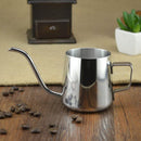 350ML Long Narrow Spout 304 Stainless Steel Hand Drip Coffee Pot with Hanging Ear