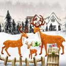 Christmas Simulation Deer Christmas Decoration, Size: 21*15.5*5.5cm