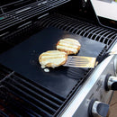 5 PCS 0.2mm Thick Barbecue Grill Mat Non-Stick BBQ Grill Mats, Size:40*33CM(Black)