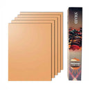 5 PCS 0.2mm Barbecue Grill Mat Non-Stick BBQ Baking Mats, Size: 40 x 33cm(Bronze)