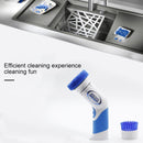 Kitchen Bathroom Electric Handheld Washing Cleaner Machine Oil Stain Cleaning Brush Household Cleaning Tool