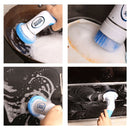 Kitchen Bathroom Electric Handheld Washing Cleaner Machine Oil Stain Cleaning Brush Household Cleaning Tool