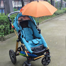 Adjustable Umbrella For Golf Carts, Baby Strollers/Prams And Wheelchairs To Provide Protection From Rain And The Sun(Orange)