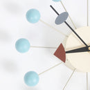 Stylish Background Minimalis Circular Balls Candy Wall Clock Creative Decoration Clock Ferris Wheel Clock(Baby Blue)