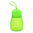 308ml Plastic Screw Top Child Cute Water Bottle(Green)