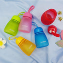 308ml Plastic Screw Top Child Cute Water Bottle(Pink)