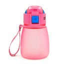 308ml Food Grade Plastic Child Cute Sippy Water Bottle(Pink)