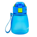 308ml Food Grade Plastic Child Cute Sippy Water Bottle(Blue)