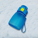 308ml Food Grade Plastic Child Cute Sippy Water Bottle(Blue)